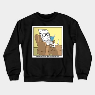 Hipster Kindle Crewneck Sweatshirt